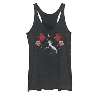 Juniors' Fifth Sun Unicorn Moon Flowers Graphic Tank Top