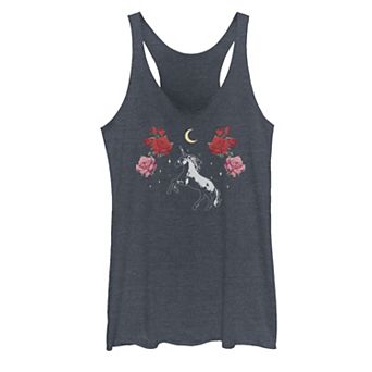 Juniors' Fifth Sun Unicorn Moon Flowers Graphic Tank Top