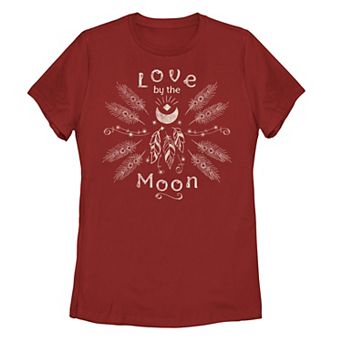 Juniors' Fifth Sun Love By The Moon Feathers Graphic Tee