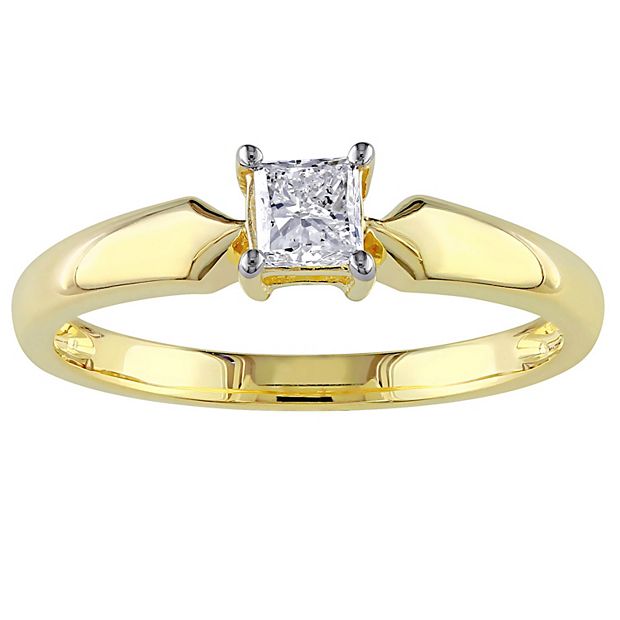 Kohls diamond hot sale solitaire ring