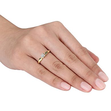 Stella Grace 10k Gold 1/3 Carat T.W Diamond Solitaire Engagement Ring