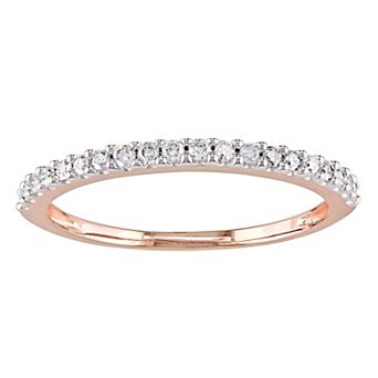 Stella Grace 10k Rose Gold 1/5 Carat T.W. Diamond Anniversary Ring
