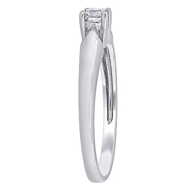 Stella Grace 10k White Gold 1/5 Carat T.W. Diamond Solitaire Engagement Ring