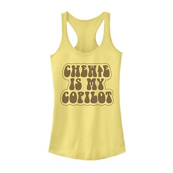 Juniors' Star Wars Han Solo Movie Chewie Is My Copilot Graphic Tank Top