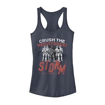 Juniors' Star Wars Last Jedi Phasma Resistance Storm Graphic Tank Top