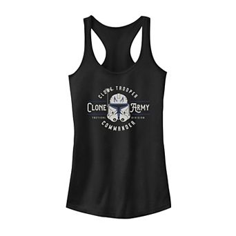 Juniors' Star Wars Clone Wars Army Emblem Graphic Tank Top