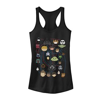 Juniors' Star Wars A Galaxy of Characters Graphic Tank Top