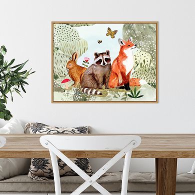 Amanti Art Fox Glen Collection A Victoria Borges Framed Canvas Wall Art