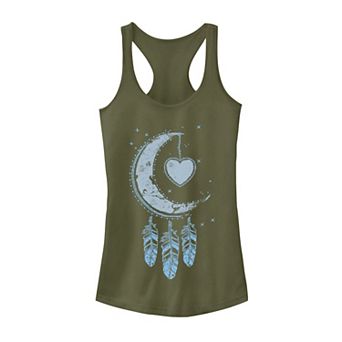 Juniors' Moon Catcher Dreamcatcher Graphic Tank Top