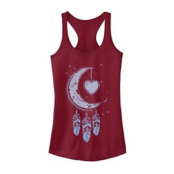 Juniors' Moon Catcher Dreamcatcher Graphic Tank Top