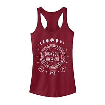 Juniors' Moons Out Graphic Tank Top