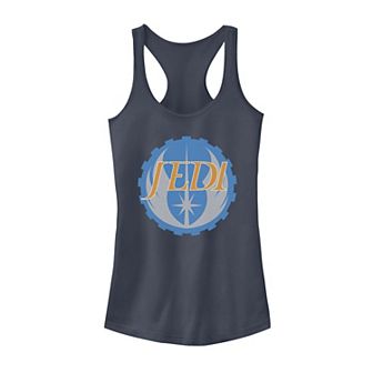 Juniors' Star Wars Jedi Circle Crest Graphic Tank Top
