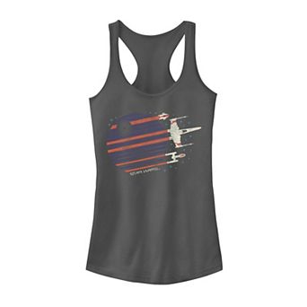 Juniors' Star Wars Death Star Flyby Graphic Tank Top