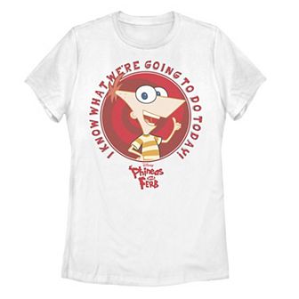 Juniors' Disney's Phineas And Ferb Phineas Do Today Tee