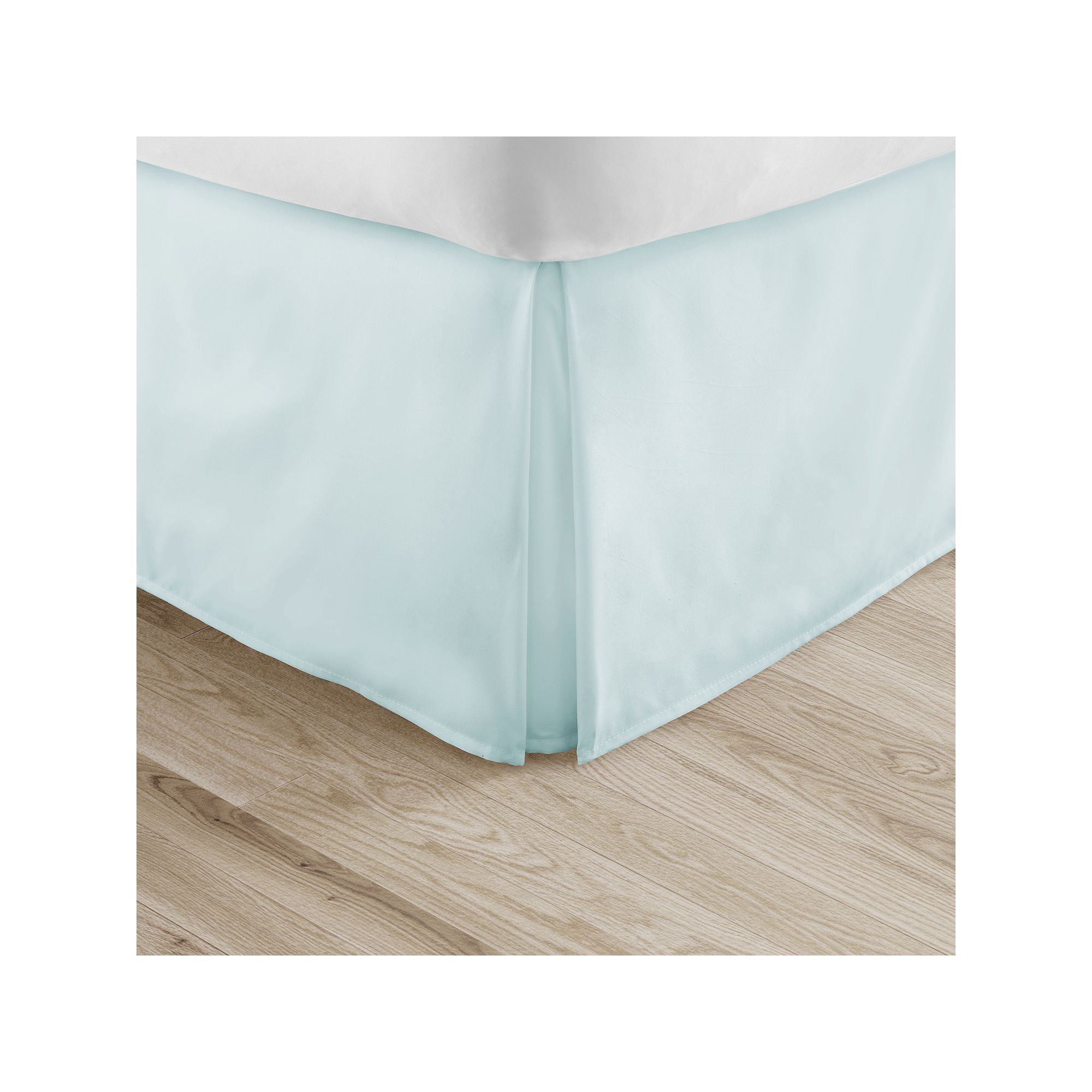 Home Collection Premium Pleated Bed Skirt, Size: King, Blue