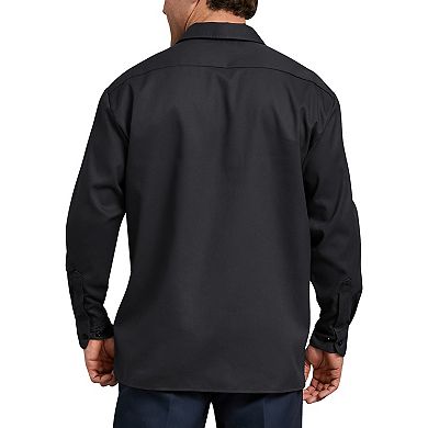 Big & Tall Dickies FLEX Relaxed-Fit Twill Button-Down Work Shirt