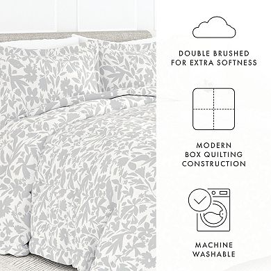 Home Collection Abstract Garden Patterned Comforter Set