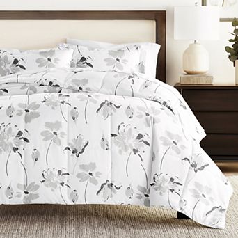 Home Collection Magnolia Patterned Comforter Set