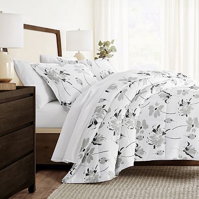 Home Collection Magnolia Patterned Comforter Set