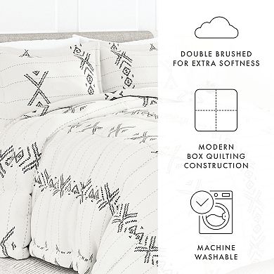 Home Collection Urban Stitch Patterned Comforter Set