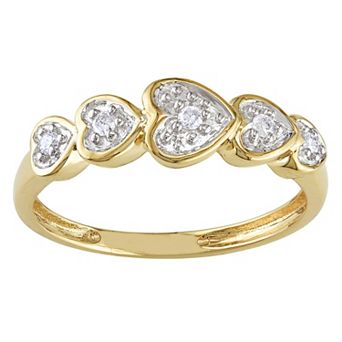 Stella Grace 10k Gold Diamond Accent Heart Ring