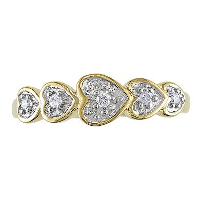Stella Grace 10k Gold Diamond Accent Heart Ring