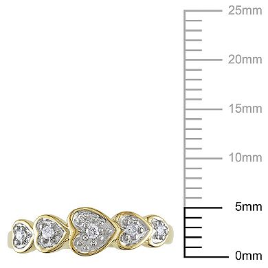 Stella Grace 10k Gold Diamond Accent Heart Ring