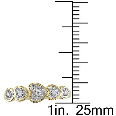 Stella Grace 10k Gold Diamond Accent Heart Ring