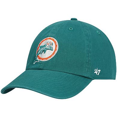 Men's '47 Teal Miami Dolphins Clean Up Legacy Adjustable Hat