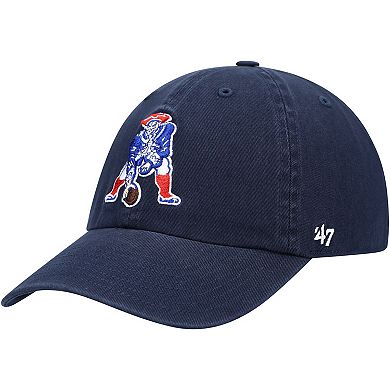 Men's '47 Navy New England Patriots Clean Up Legacy Adjustable Hat
