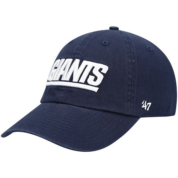 '47 Men's Black New York Giants Clean Up Alternate Adjustable Hat