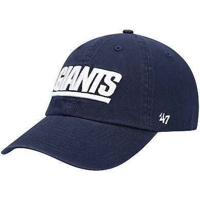 Men's '47 Navy New York Giants Clean Up Legacy Adjustable Hat