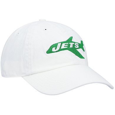 Men's '47 White New York Jets Clean Up Legacy Adjustable Hat