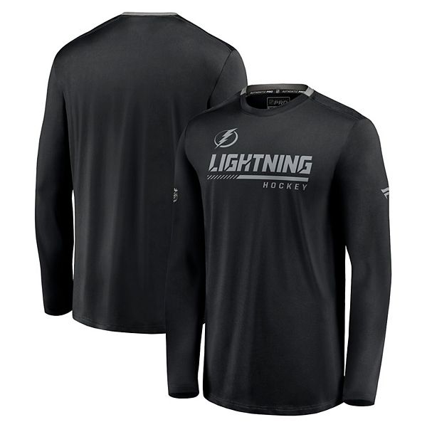 Men's Fanatics Branded Black Tampa Bay Lightning Authentic Pro