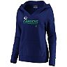 Women's Fanatics Branded Blue Vancouver Canucks Authentic Pro Core Collection Prime V-Neck Pullover Hoodie