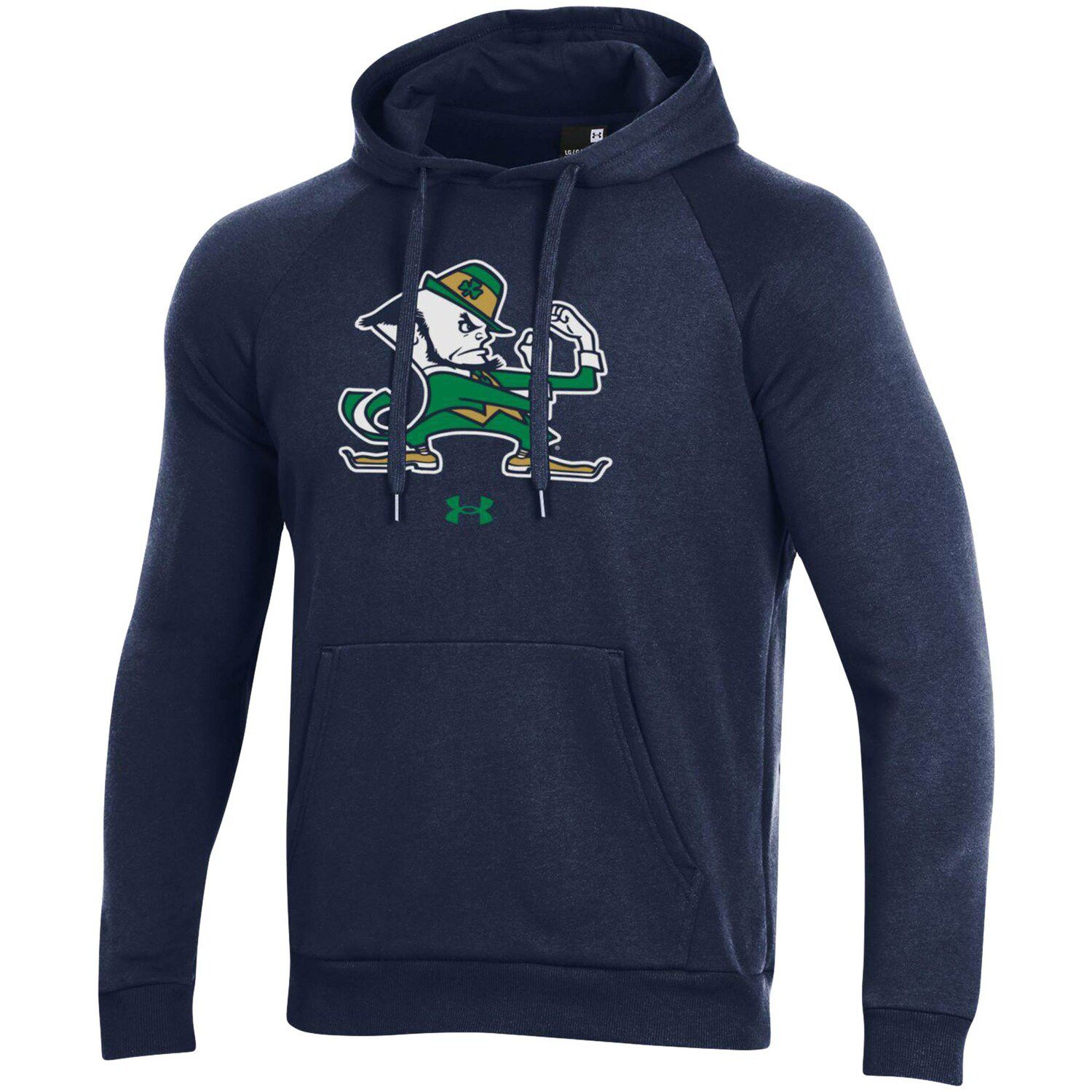 Men's Under Armour Navy Notre Dame Fighting Irish Mascot School Logo ...