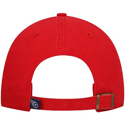 Men's '47 Red Tennessee Titans Clean Up Alternate Adjustable Hat