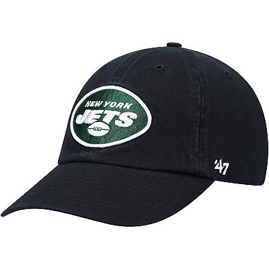 Men's '47 Black New York Jets Secondary Clean Up Adjustable Hat