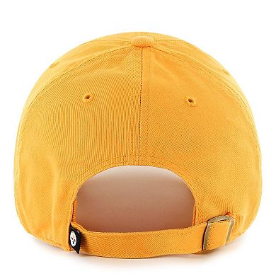 Men's '47 Gold Pittsburgh Steelers Clean Up Alternate Adjustable Hat