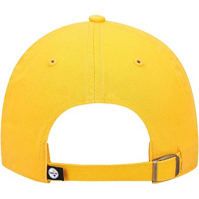 Men's '47 Gold Pittsburgh Steelers Clean Up Alternate Adjustable Hat