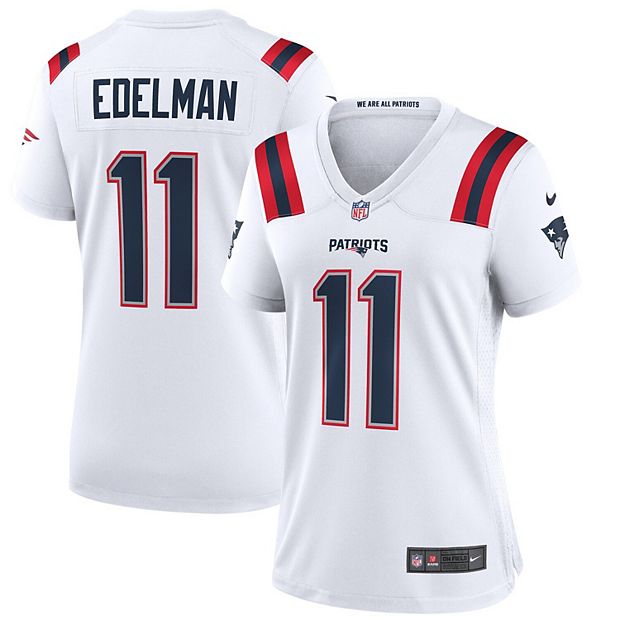 Women's Nike Julian Edelman White New England Patriots Team Game