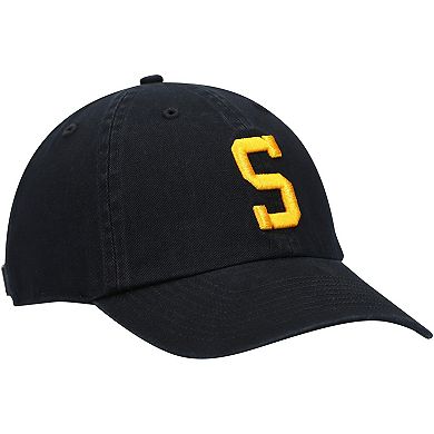 Men's '47 Black Pittsburgh Steelers Clean Up Alternate Adjustable Hat