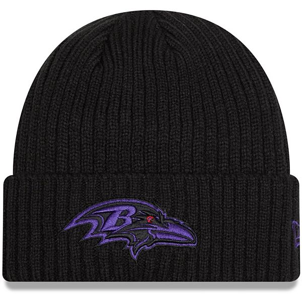 Lids Baltimore Ravens New Era Core Classic Cuffed Knit Hat - Brown