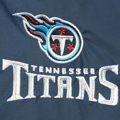 Men's Dunbrooke Navy Tennessee Titans Triumph Fleece Full-Zip Jacket