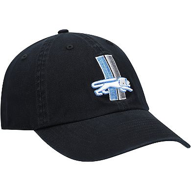 Men's '47 Black Detroit Lions Clean Up Legacy Adjustable Hat