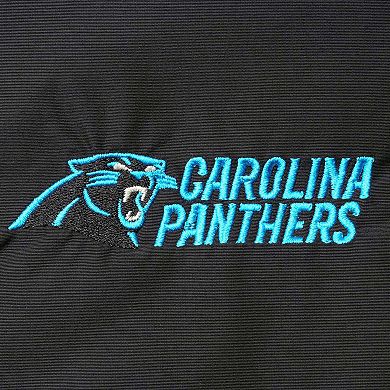 Men's Dunbrooke Black Carolina Panthers Triumph Fleece Full-Zip Jacket