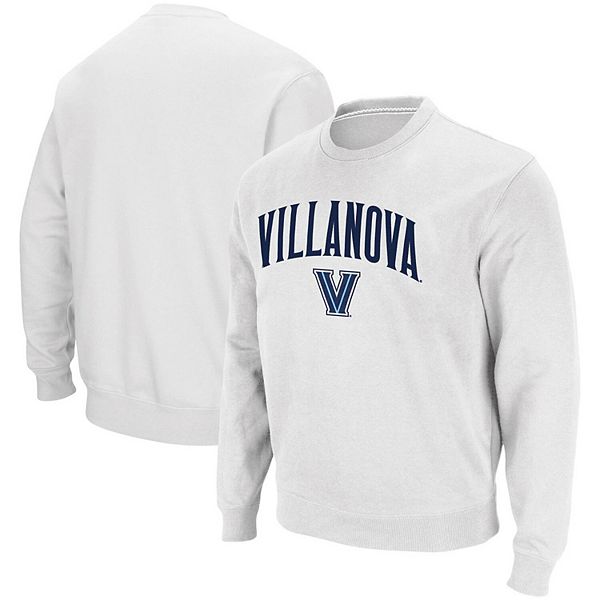 Men's Colosseum White Villanova Wildcats Arch & Logo Tackle Twill ...