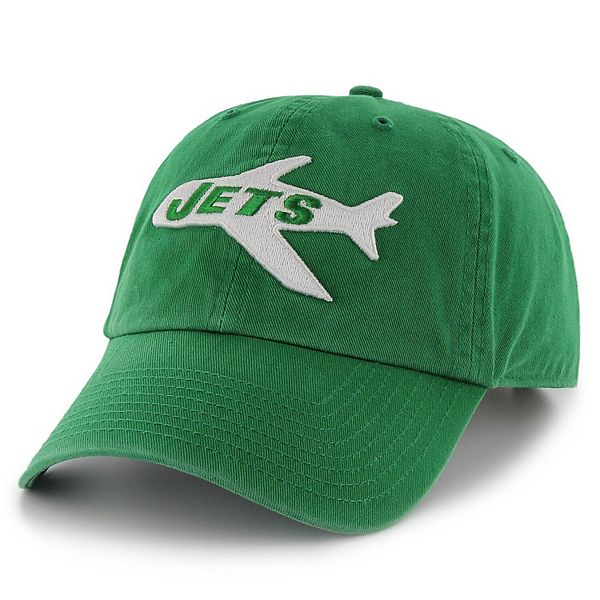 Men's '47 Green New York Jets Clean Up Script Adjustable Hat