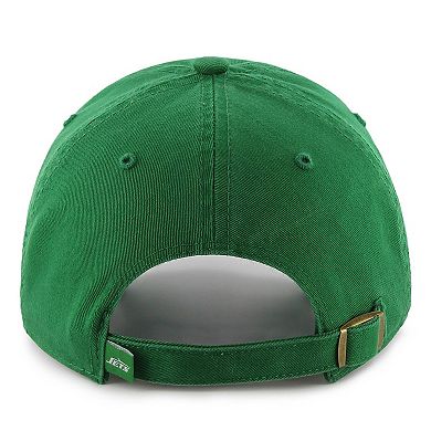 Men's '47 Kelly Green New York Jets Clean Up Legacy Adjustable Hat