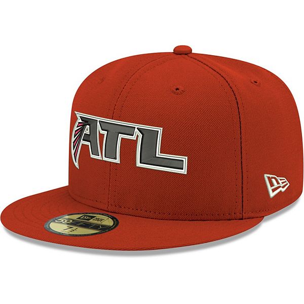 Atlanta Falcons New Era Omaha 59FIFTY Fitted Hat - Red